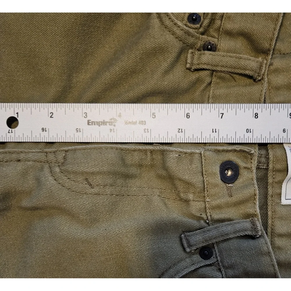 Levis 511 Slim Size 14 Regular W27xL27 Olive Green Actual (27x26)